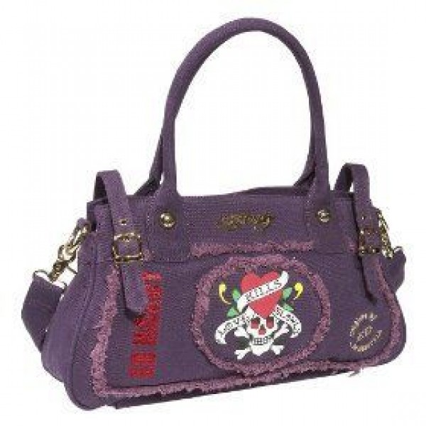 Ed Hardy Womens Bags Love Kill Slowly Purple