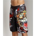 Pictures Of Ed Hardy Mens Beach Shorts Black Tiger