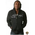 Christian Ed Hardy Mens Hoodies Black Tiger