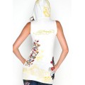 Clothing Womens Ed Hardy Hoodies White Rose UK