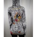 Ed Hardy Hoodies Butterfly Leopard Print For Women