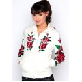 Ed Hardy Hoodies Danger Rose White For Women