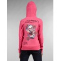 Ed Hardy Hoodies Death Of Love Red For Women