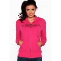 Ed Hardy Hoodies Death Of Love Rose Red For Women
