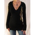 Ed Hardy Hoodies Geisha Black For Women