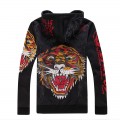 Ed Hardy UK Mens Hoodies Black Tiger Online Shopping