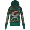 Ladies Hoodies UK Ed Hardy Tatoos Green