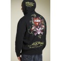 Mens Ed Hardy Outlet Hoodies Black LKS Stores