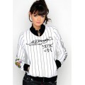 Ed Hardy Jackets Love Kill Slowly Stripe For Women