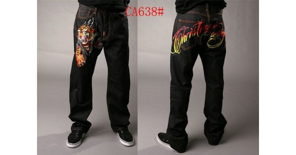 ed hardy tiger jeans