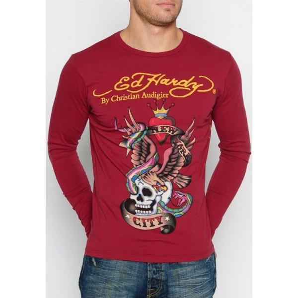 Long Sleeve Men Ed Hardy Store UK New York City