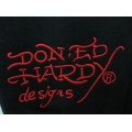 Plus Size Mens Ed Hardy Padded Outwear Tiger Black White