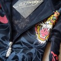 ED Hardy Long Suits Leopard Roses Black For Women