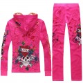 ED Hardy Long Suits Love Kill Slowly Rose Red For Women