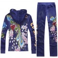 ED Hardy Long Suits Phoenix Roses Blue For Women