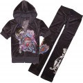 ED Hardy Short Suits Christian Audigier Chocolate For Women