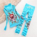 ED Hardy Womens Long Suits Classic Love Kill Slowly In Light Blue