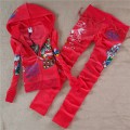 ED Hardy Womens Long Suits Peacock Love In Red