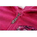 ED Hardy Womens Long Suits Rose Red Tiger Logo In Rose Red