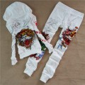 ED Hardy Womens Long Suits Tiger Rose In White