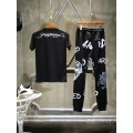 Ed Hardy Mens Short Suits Leopard Skull Tiger In Black