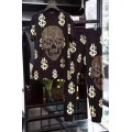 Ed Hardy Mens Short Suits Money Skull In Black