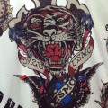 Ed Hardy Mens Short Suits Tiger And Logos In White