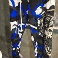 Ed Hardy Mens Short Suits Tiger In Blue Camouflage