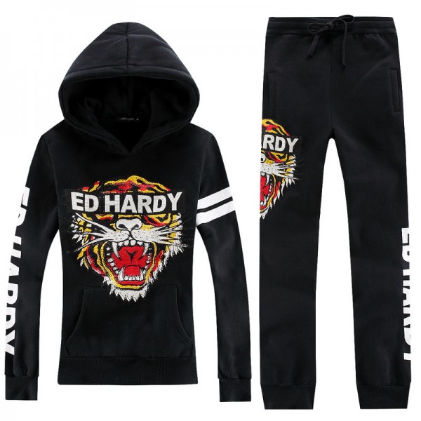 Ed Hardy Mens Suits Classic Tiger Black Diamond For Sale