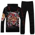 Mens ED Hardy Suits Black Love Kill Slowly Tiger Outlet