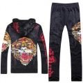 Tiger Black Don Ed Hardy Original Site Mens Suits