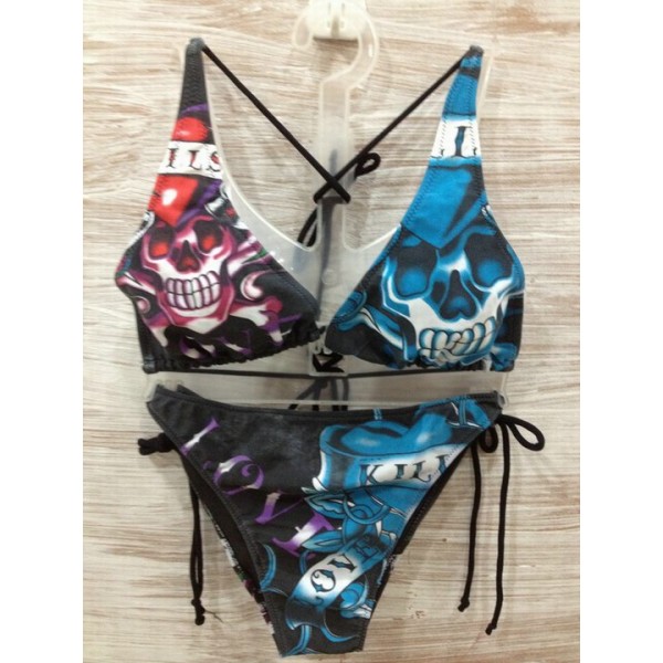 Ed Hardy Womens Swimsuit Bikini Love Kill Slowly Shop Online