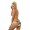 Ed Hardy Womens Swimsuit Bikini Rose White Sangria
