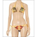 Yellow Womens Ed Hardy Swimsuit Bikini Cyprinoid UK Shop