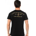Christian Audigier Black T Shirts Ed Hardy Mens