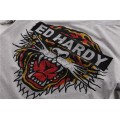 ED Hardy Short T Shirts Grey Classic Tiger For Men