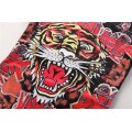 ED Hardy Short T Shirts Womens Classic Tiger Red Fashion