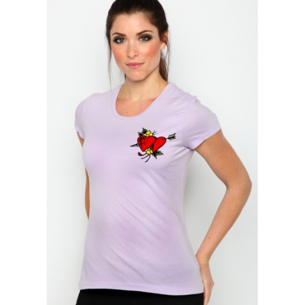 Ed Hardy T Shirts Cupid Purple For Women