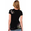 Ed Hardy T Shirts Leopard Black For Women