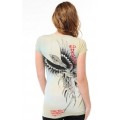 Ed Hardy T Shirts Phoenix Yellow For Women