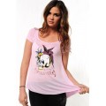 Ed Hardy T Shirts Pink Translucent For Women