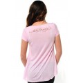 Ed Hardy T Shirts Pink Translucent For Women
