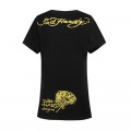 Ed Hardy T Shirts Tiger Designs Black For Women