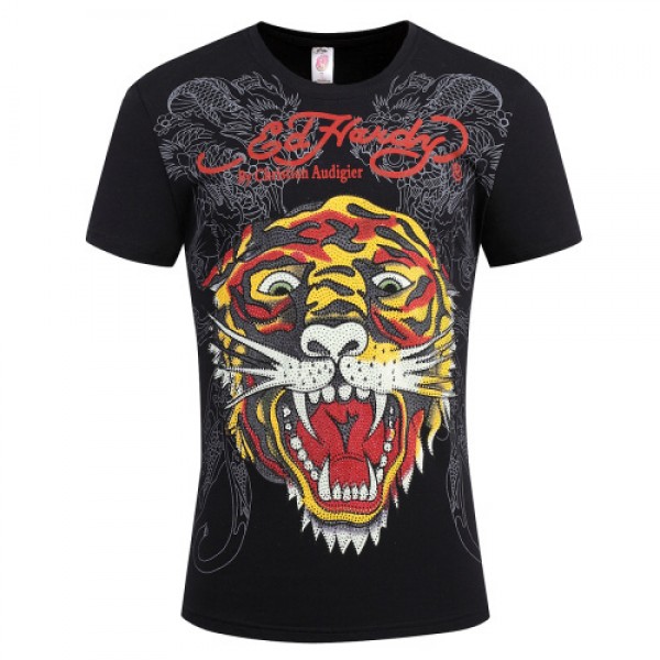 Ed Hardy T Shirts Tiger Dragon Black For Men