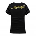 Ed Hardy T Shirts Tiger Logo Black For Women