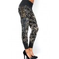 Ed Hardy Tight Pants CA Leopard Black For Women