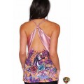Ed Hardy Vest Purple Leopard Roses For Women